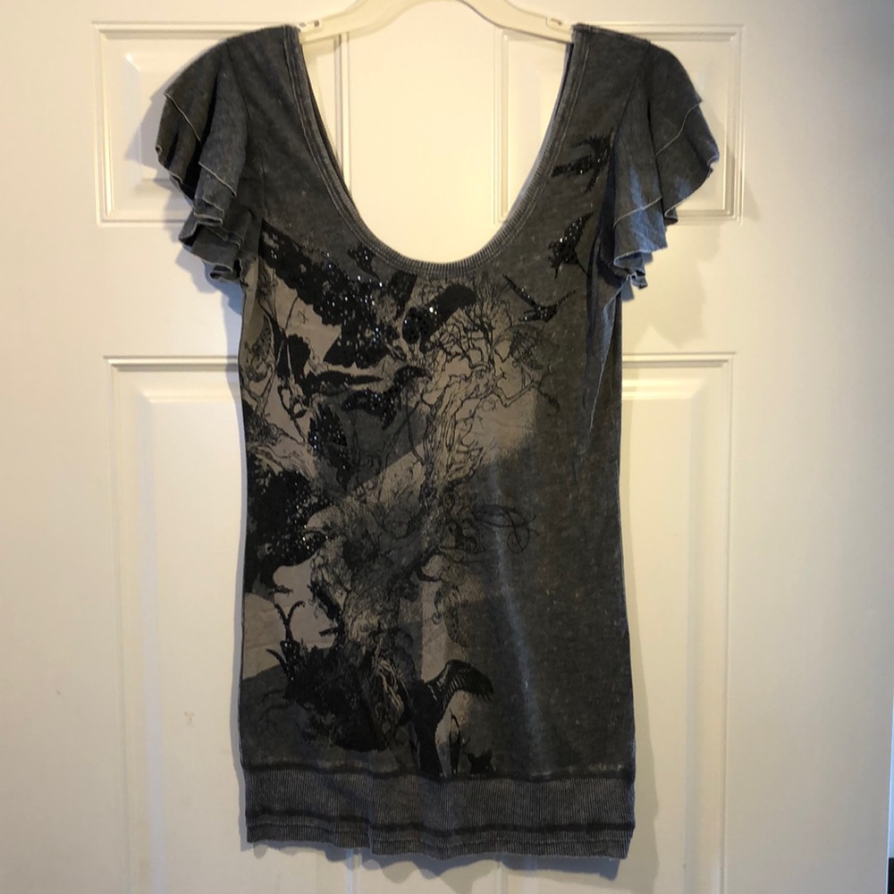 Miss Me Top with Butterfly Sleeves